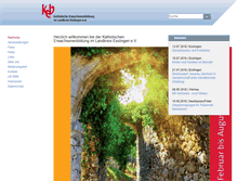 Tablet Screenshot of keb-esslingen.de